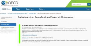 OECD 2016 Latin American Roundtable on Corporate Governance