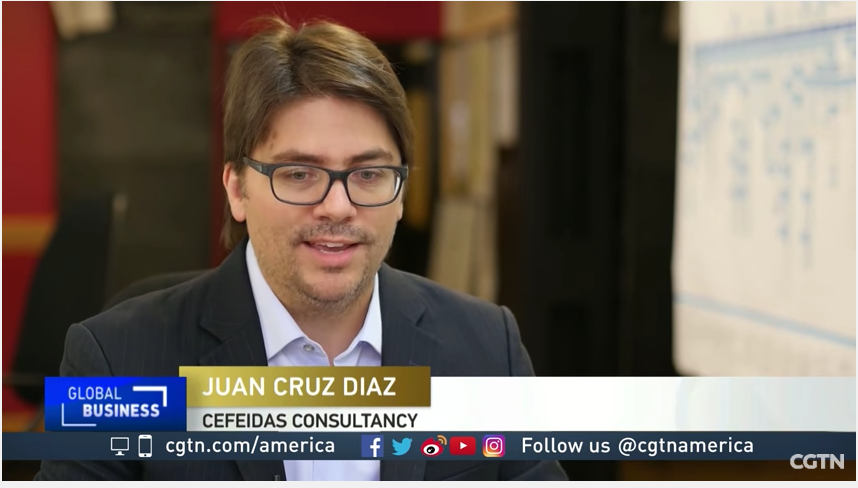Interview by CGTN America on Labor Disputes in Argentina